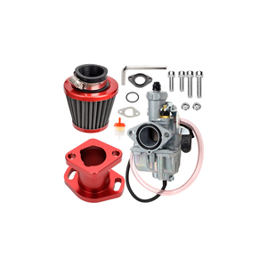 VM22 26毫米化油器碳水化合物，适用于捕食者212cc 196cc迷你自行车KT196 6.5hp克隆发动机，带38毫米空气滤清器进气歧管 - Product Image 1