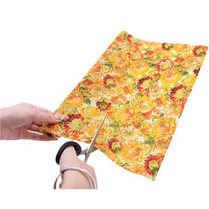 OEM toptan Wrap sarı çiçek balmumu rulo çeşitli 3 paket çevre dostu kullanımlık balmumu gıda sarar - Product Image 2