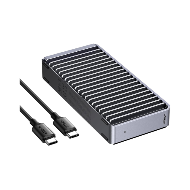 40Gbps M.2 NVMe Enclosure 8TB SSD Case Compatible with Thunderbolt 4 with Aluminum Double-Sided Fin Heat Dissipation