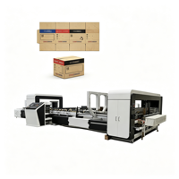 Machine automatique de pliage et de collage de boîtes en carton, machine de pliage et de collage flexo, machine de collage et de pliage de boîtes