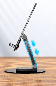 Support de téléphone rotatif en alliage d'aluminium Xinrunjin-Portable Live Streaming Desktop Mount Impression réactive Cadeaux promotionnels simples - Product Image 5