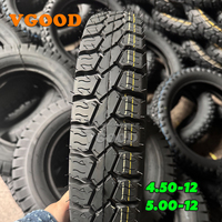 Pneu de moto en gros pour la fabrication, modèle Tree 4.50x12, pneus de moto Neumatic 450 * 12