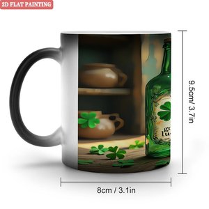 Frosted Black <b>Ceramic</b> <b>Mug</b> 11oz Sublimation Heat Transfer DIY Blank Cup - Product Image 1