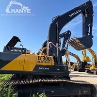 Excavatrice sur chenilles VOLVO EC300 d'occasion à vendre, 30 tonnes, pelle hydraulique pour l'exportation mondiale, godet de 1,85 m³ pour la construction
