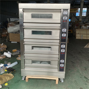 Horno de panadería comercial automático de 4 capas y 8 bandejas para pizza, ideal para restaurantes, fabricado con materiales de maíz y soja. - Product Image 6