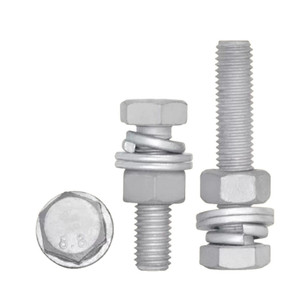 Thép carbon mạ kẽm 1 "-8 UNC chủ đề cấu trúc bu lông <span class=keywords><strong>ASTM</strong></span> <span class=keywords><strong>A307</strong></span> Lớp 2 nặng Hex bu lông - Product Image 1