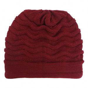 New Style Unisex Knitted Winter <b>Hat</b> High Quality Oversized Acrylic <b>Beanies</b> Solid Color <b>Slouchy</b> Caps - Product Image 4