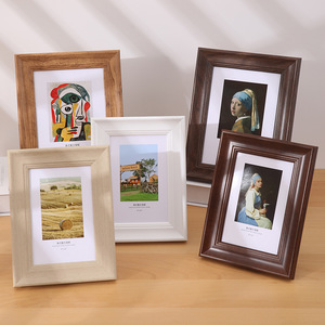 Cornice americana retrò A4 foto parete alta senso stampato UV 5 6 7 8 10 pollici <span class=keywords><strong>Puzzle</strong></span> cornice per foto - Product Image 2