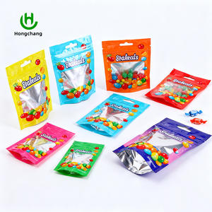Sachets Doypack 3,5G en Mylar de qualité alimentaire, découpés sur mesure, imprimés personnalisés, refermables à fermeture éclair, pour aliments pour animaux, bonbons et chewing-gum, fabrication OEM - Product Image 1