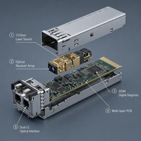 Nouveau transceiver optique SFP pour LX SFP--LX-SM1310 (02315200) 1.25G 1310nm 10km LC SMF ESFP DDM pour solutions de réseau