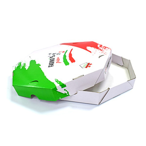 Caja Octágono para pizza con diseño impreso personalizado al por mayor, cajas de papel Kraft corrugado de 10 pulgadas, cajas para rebanadas de pizza, embalaje - Product Image 2