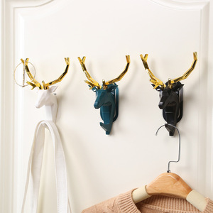 Antler Hooks Wall Mounted Storage With Strong Adhesive For Kitchen Bathroom Use 1-3kg Load Capacity Contemporary Design - Product Image 4