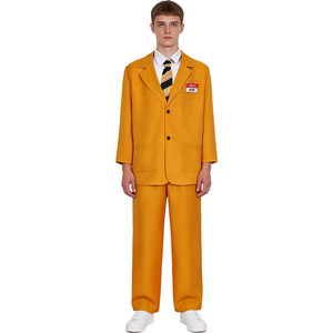 Disfraz de Beetlejuice Bob, conjunto de traje amarillo para Halloween, juego de rol de Anime - Product Image 1