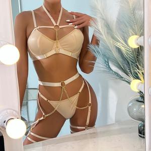 Lingerie sexy érotique pour femmes, robe de nuit sexy pour soirée dansante, sous-vêtements sexy, ensemble 3 pièces, vidéo sexy pour filles, 18+ - Product Image 3