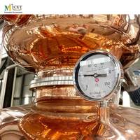 Usine 1000L Cuivre Acier Inoxydable Distillation Toujours Chaudière Colonne Nouveau Whisky Faisant La Machine Usage Domestique Distillation D'alcool