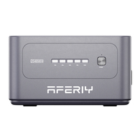 Équipement de production d'énergie solaire domestique d'urgence AF-P210 Batterie Alimentation portable en USB AC/DC+ Station d'alimentation portable
