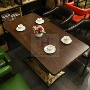 Diseño industrial Estilo Café Mesas Sillas para interiores Restaurantes Venta al por mayor Barato Hierro Muebles Hoteles Bares Parques Almacenes - Product Image 4