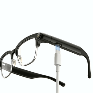 Gafas Inteligentes con Cámara y Tecnología <span class=keywords><strong>de</strong></span> IA, Pantalla <span class=keywords><strong>de</strong></span> 1200P, Resistentes al Agua IP65, Carga Tipo-C, Micrófono Inalámbrico, Traducción en Tiempo Real - Product Image 2
