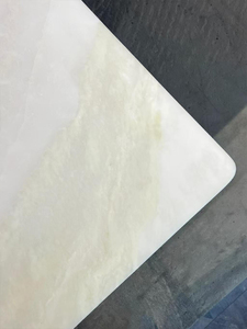 <span class=keywords><strong>Table</strong></span> à manger moderne de luxe de style crème en jade blanc rectangulaire avec métal pour la maison salon appartement hôtel utilisation - Product Image 6