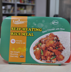 Plat chinois prêt à manger, saveur de bœuf braisé, riz, repas auto-chauffant - Product Image 2