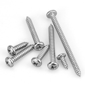 Tornillos Autorroscantes de Cabeza Plana Jinhongying, M1.7, M2, M2.3, M3, Acero al Carbono Niquelado, Cabeza Phillips, para Uso en Construcción - Product Image 2
