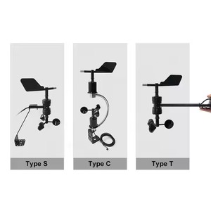 Anémomètre à haute sensibilité personnalisé pour l'extérieur, capteur combiné de vitesse et de direction du vent 4-20 mA RS232 RS485 intégré - Product Image 3
