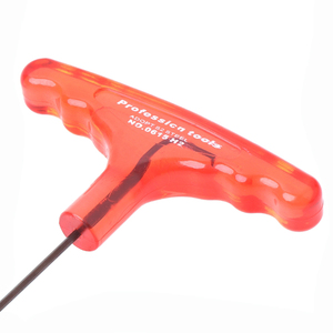 <span class=keywords><strong>Chiave</strong></span> <span class=keywords><strong>a</strong></span> <span class=keywords><strong>Brugola</strong></span> <span class=keywords><strong>Esagonale</strong></span> <span class=keywords><strong>a</strong></span> T Personalizzata in Acciaio Legato S2 con Impugnatura in PP, Utensile Manuale, Vendita all'Ingrosso - Product Image 3