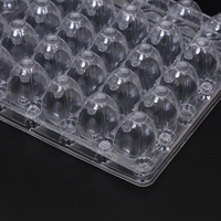 Plateau à œufs biodégradables en plastique PET, 30 trous, boîte d'emballage à œufs de caille, vente, 10 pièces