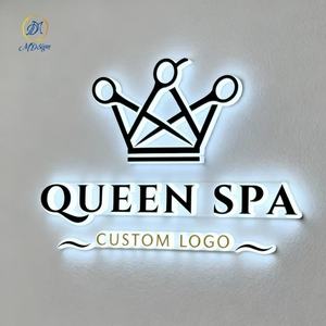 Logotipo personalizado Loja Placa Iluminada Personalizado Brilho Acrílico Negócios 3d Backlit Led Canal Carta Sinal para Spa Nail Shop - Product Image 5