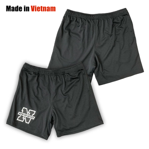 Streetwear Retro Men's Sports Shorts Custom Polyester Printed Logo Breathable Casual Sports Shorts - Product Image 1