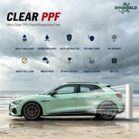 Film de protection de peinture automobile Doushield 7,5 mil, transparent mat, hydrophobe, en TPU PPF, auto-réparant, anti-reflet, protection contre les éclats de pierre, 5 ans