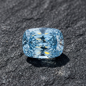 Diamant de laboratoire taille portugaise coussin bleu clair fantaisie VS1 VVS1 percé au laser certifié IGI Fabricant de diamants synthétiques - Product Image 1