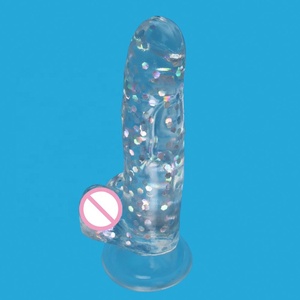Gode anal en cristal de gelée douce Girlspower Vagin féminin Tunnel anal Plugs Pénis Masturbation Masseur Permanent Anal Plug Dick - Product Image 6