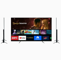 Téléviseur intelligent Android WiFi LED MINI 4K 8K Ultra HD Full HD sans cadre 43 pouces 50 pouces 55 pouces 65 pouces 75 pouces certifié pour utilisation en hôtel