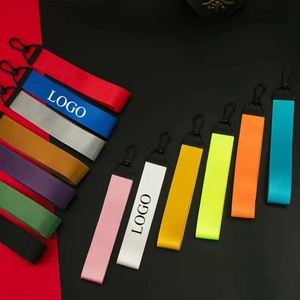 Correa de Lanyard Tejida con Logotipo Personalizado, con Anillo para Llaves y Etiqueta para Bolsa, para Regalos Promocionales y Accesorios para Automóviles - Product Image 1