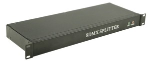 ตัวแยกสัญญาณ DMX 8 ทาง แบบ 1U รองรับ <span class=keywords><strong>RDM</strong></span> แรงดันไฟฟ้า AC90-240v พร้อมฟังก์ชั่นแยกสัญญาณด้วยออปติคอล  ตัวขยายสัญญาณ DMX เข้า-ออก - Product Image 4