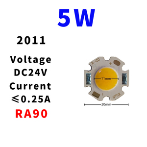 Điện áp không đổi COB nguồn ánh sáng 12V 24V ra90 DC12V/24V công suất cao 3w-5wcob Đèn hạt mận hoa tròn Board COB LED - Product Image 6