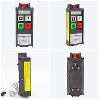Remote Hoist Nirkabel Kompak 2 Tombol Kecepatan Ganda Dapat Dikunci Anti-interferensi dengan Tombol Darurat Bersertifikasi CE