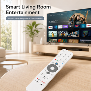 Control Remoto por Voz RCU OEM ODM de Fábrica Hostrong para <span class=keywords><strong>MECOOL</strong></span>-<span class=keywords><strong>KM2</strong></span> PLUS Deluxe Android Smart <span class=keywords><strong>TV</strong></span> <span class=keywords><strong>Box</strong></span> STB, Compatible con Personalización - Product Image 4