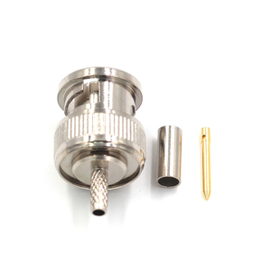 Conector Coaxial RF Macho Superbat BNC-C-J-1.5, Tipo Soldadura por Crimpado, Completamente de Cobre, para Cable RG316 50-1.5 - Product Image 5