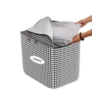 Large Clothes <b>Storage</b> Organizer Custom Printed Portable <b>Folding</b> <b>Storage</b> <b>Box</b> Bin for Cabinet - Product Image 2