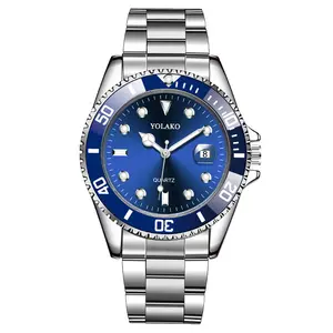 YWB003 Funky High Quality Newest Fancy Design Ready Stock Waterproof Sports men Quartz Watch Stainless Steel Band
