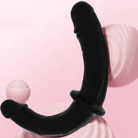 Dildo double tête étanche pour femmes, pénis artificiel souple portable, jouet pour adultes lesbiennes pour un plaisir sensuel et un orgasme