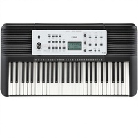 Clavier portable sans fil Yamaha 61 touches pour débutants avec chansons intégrées, mode quiz, adaptateur secteur - Utilisation sur bureau YPT280