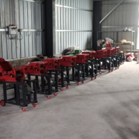 Machine à couper le foin à large entrée, haute productivité, à faible consommation d'énergie, pour l'alimentation en herbe de Napier des fermes laitières, avec taille de coupe uniforme et robuste