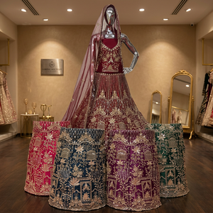 Premium <b>Women's</b> <b>Net</b> Lehenga with Heavy Bead Embellishment, Free Size Semi-Stitched <b>Skirt</b> & Unstitched Blouse, Stylish Party Wear - Product Image 1