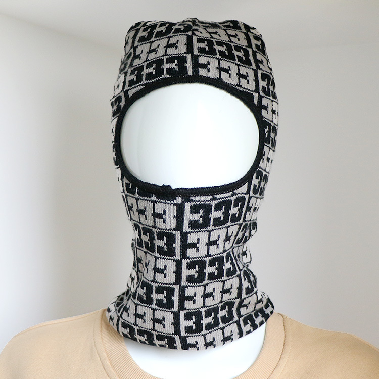 Over Knit Hat Balaclava Acrylic Ski