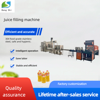 Machine de remplissage automatique de jus, remplisseuse de bouteilles liquides, équipement d'emballage pour petites entreprises, ligne d'emballage liquide