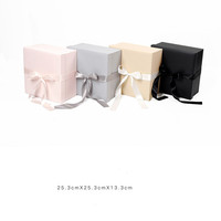 Goedkope Luxe Ronde Bloem Geschenkdoos Kartonnen Dozen Voor Bloemen Met Handvat