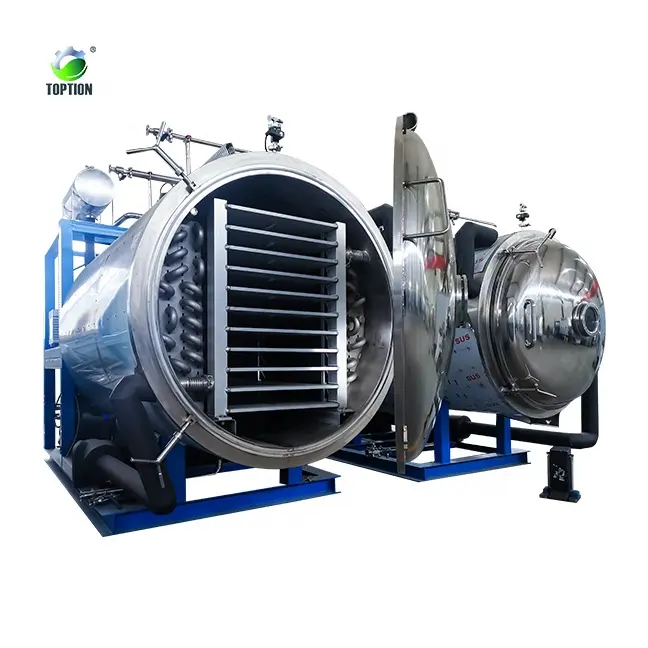 China Fruit Vegetable Meat Freeze Dry Vacuum lyophilizer Fruit Freeze Drying Machine Food Freeze Dryer industrial